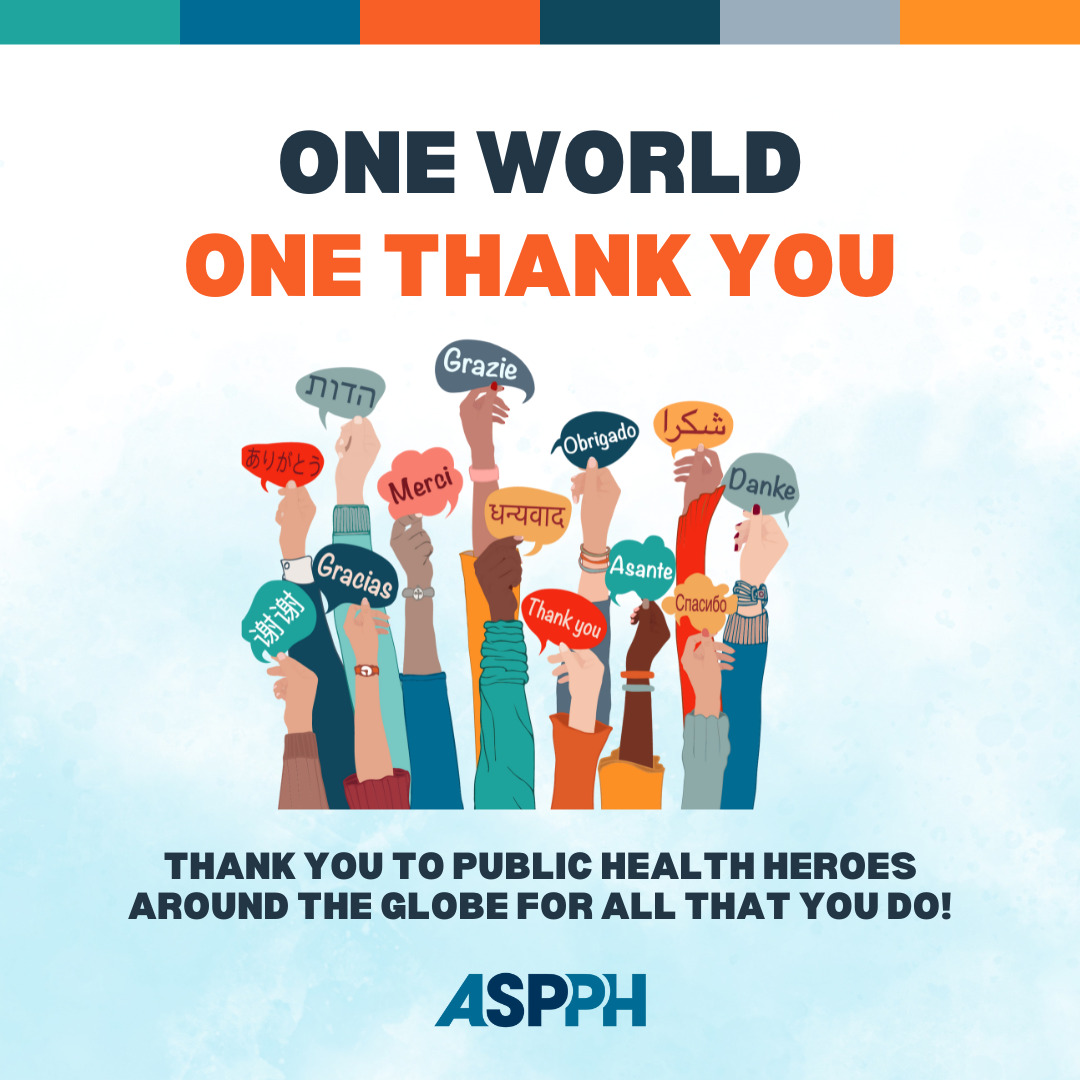 Public Health Thank You Day Association of Schools and Programs of