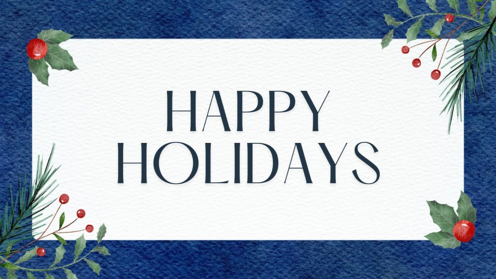 Happy Holidays