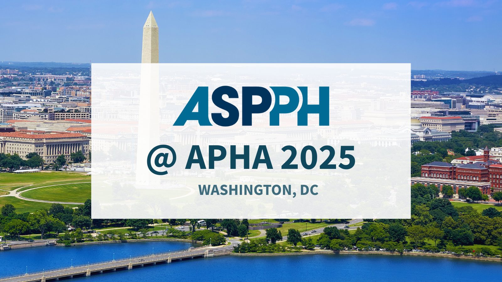 ASPPH at APHA 2025 Washington, DC