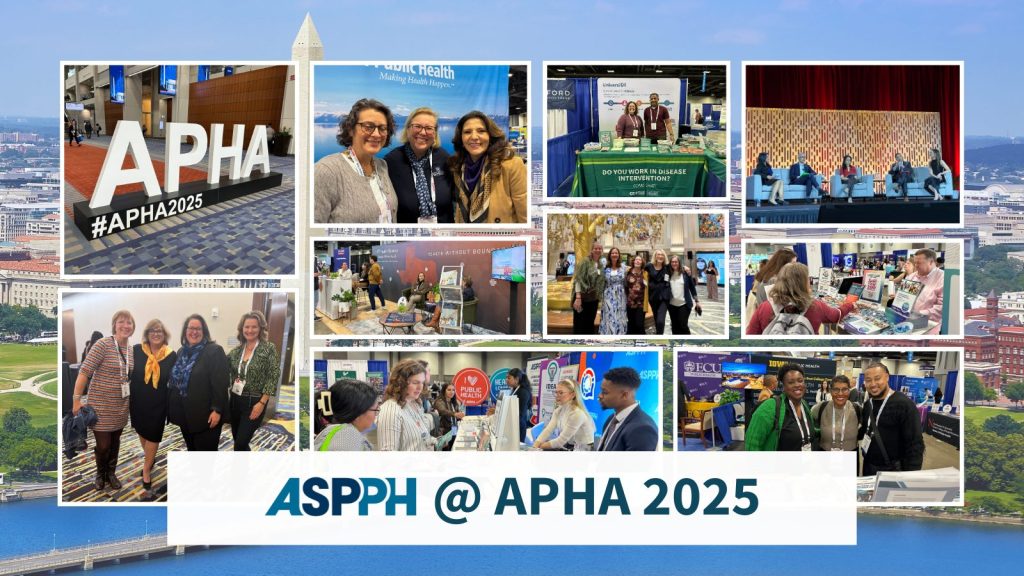 Public Health Inspiration at APHA -collage