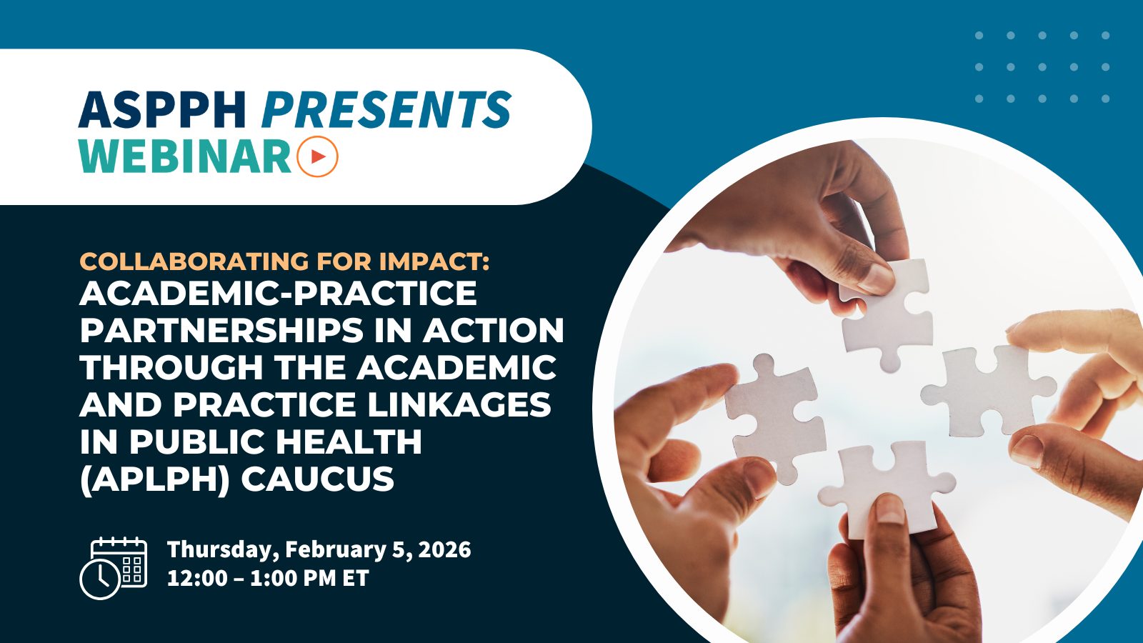 Feb 5 ASPPH Presents Webinar landing page