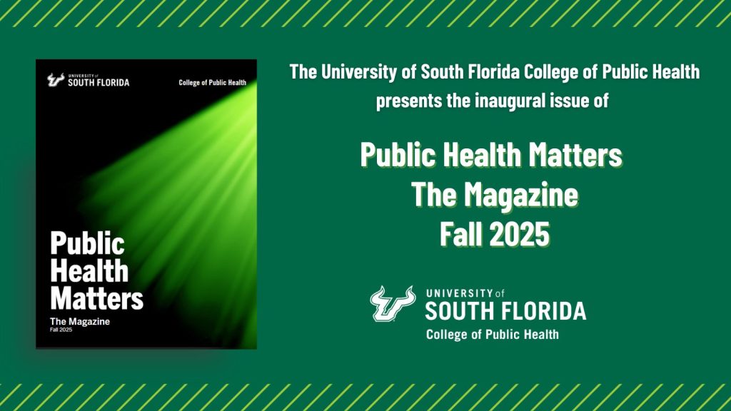 Introducing the Inaugural Issue of Public Health Matters The Magazine